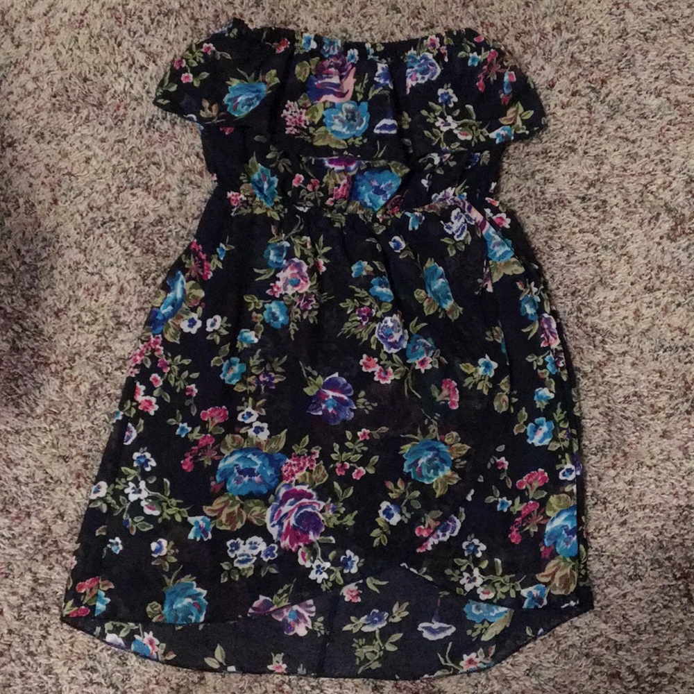 Strapless Mini Summer Dress
